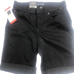 DKNY frosted black casual shorts size 8
